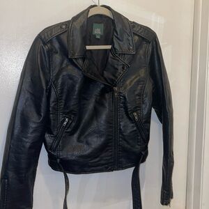 Gently used Wild fable moto faux leather jacket 🖤